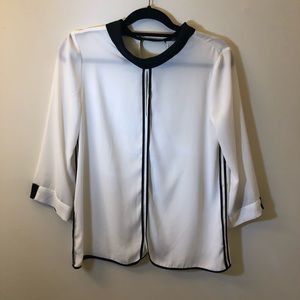Zara basic blouse